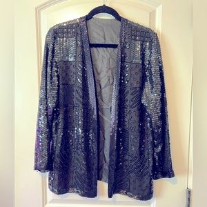 Bedazzled vintage Black blazer jacket